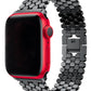 Apple Watch Uyumlu Simetro Loop Çelik Kordon Siyah