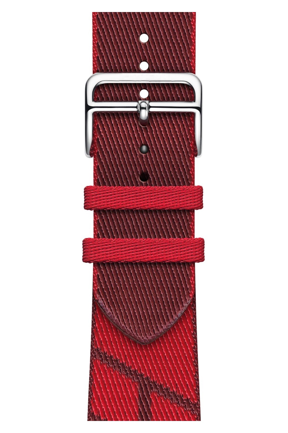 Apple Watch Compatible Simple Loop Knitted Band Crimson 