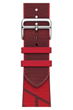 Apple Watch Uyumlu Simple Loop Örme Kordon Crimson  bikordon