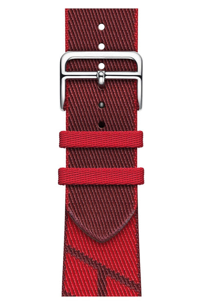 Apple Watch Uyumlu Simple Loop Örme Kordon Crimson  bikordon