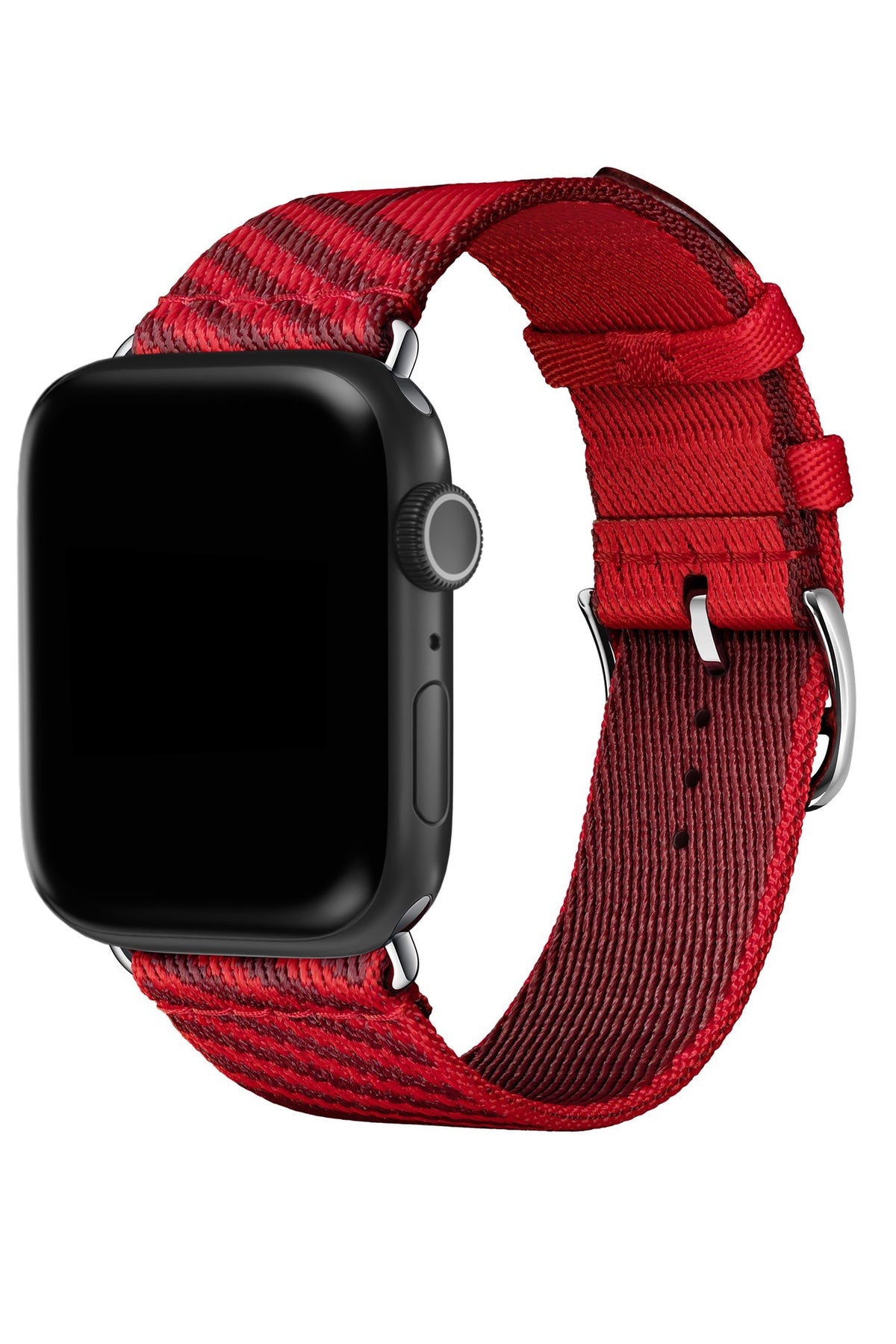 Apple Watch Uyumlu Simple Loop Örme Kordon Crimson  bikordon