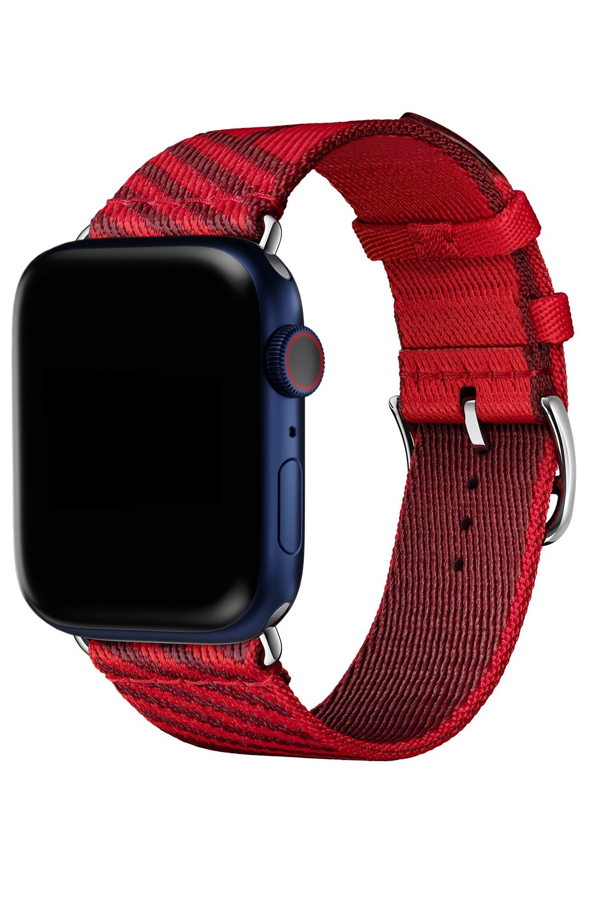 Apple Watch Uyumlu Simple Loop Örme Kordon Crimson  bikordon