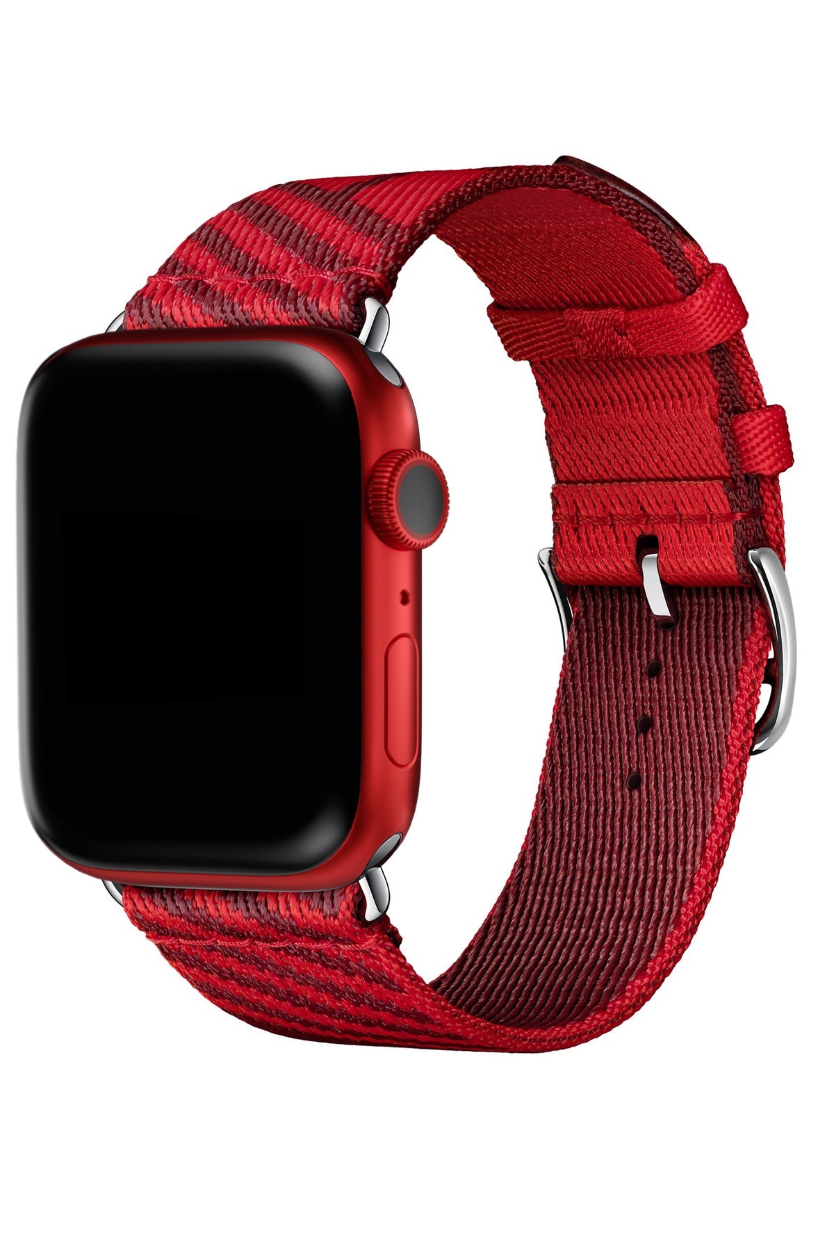 Apple Watch Uyumlu Simple Loop Örme Kordon Crimson  bikordon