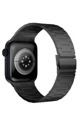Apple Watch Uyumlu Çelik Slim Line Kordon Dim Gray
