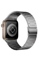Apple Watch Uyumlu Çelik Slim Line Kordon Metallic