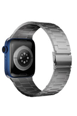 Apple Watch Uyumlu Çelik Slim Line Kordon Metallic