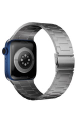 Apple Watch Uyumlu Çelik Slim Line Kordon Metallic