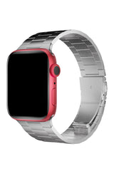 Apple Watch Uyumlu Çelik Slim Line Kordon Metallic