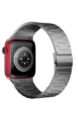 Apple Watch Uyumlu Çelik Slim Line Kordon Metallic