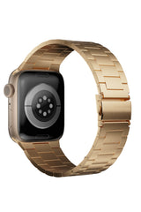 Apple Watch Uyumlu Çelik Slim Line Kordon Moccasin