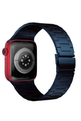 Apple Watch Uyumlu Çelik Slim Line Kordon Sapphire