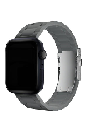 Apple Watch Uyumlu Soft Buckle Silikon Kordon Carbon Gray  bikordon