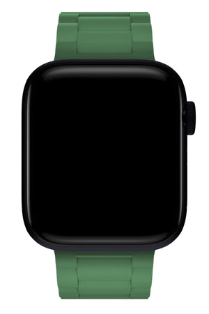 Apple Watch Compatible Soft Buckle Silicone Band Myrtle 