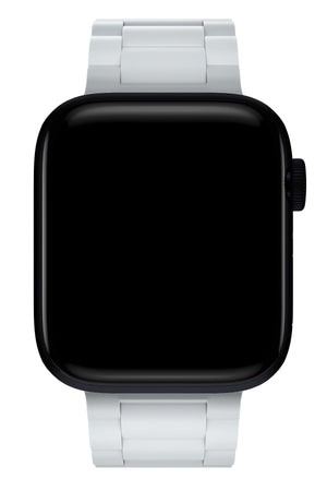 Apple Watch Uyumlu Soft Buckle Silikon Kordon Pearl