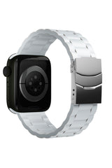 Apple Watch Uyumlu Soft Buckle Silikon Kordon Pearl