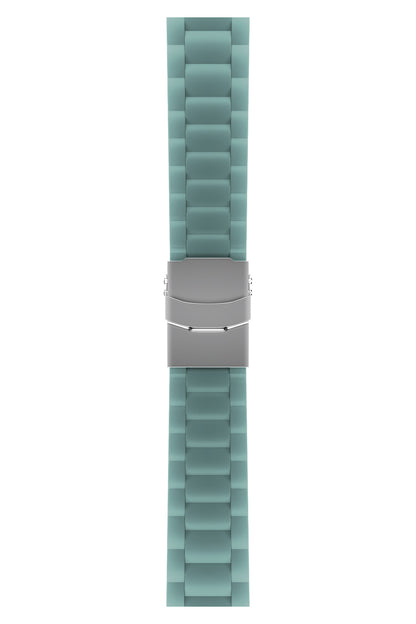 Apple Watch Uyumlu Soft Buckle Silikon Kordon Viridian  bikordon