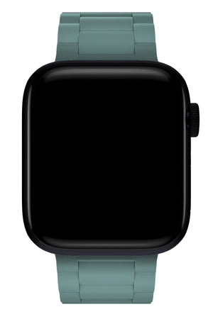 Apple Watch Uyumlu Soft Buckle Silikon Kordon Viridian  bikordon