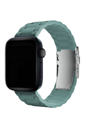 Apple Watch Uyumlu Soft Buckle Silikon Kordon Viridian  bikordon