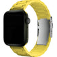 Apple Watch Uyumlu Soft Buckle Silikon Kordon Yellow Tan