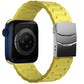 Apple Watch Uyumlu Soft Buckle Silikon Kordon Yellow Tan