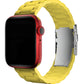 Apple Watch Uyumlu Soft Buckle Silikon Kordon Yellow Tan