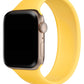 Apple Watch Uyumlu Solo Loop Silikon Kordon Altuni Sarı