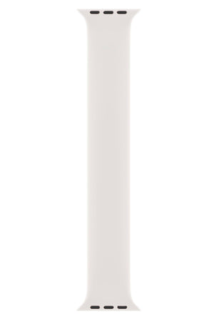 Apple Watch Uyumlu Solo Loop Silikon Kordon Beyaz  bikordon