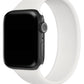 Apple Watch Uyumlu Solo Loop Silikon Kordon Beyaz