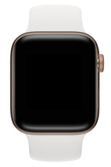 Apple Watch Uyumlu Solo Loop Silikon Kordon Beyaz