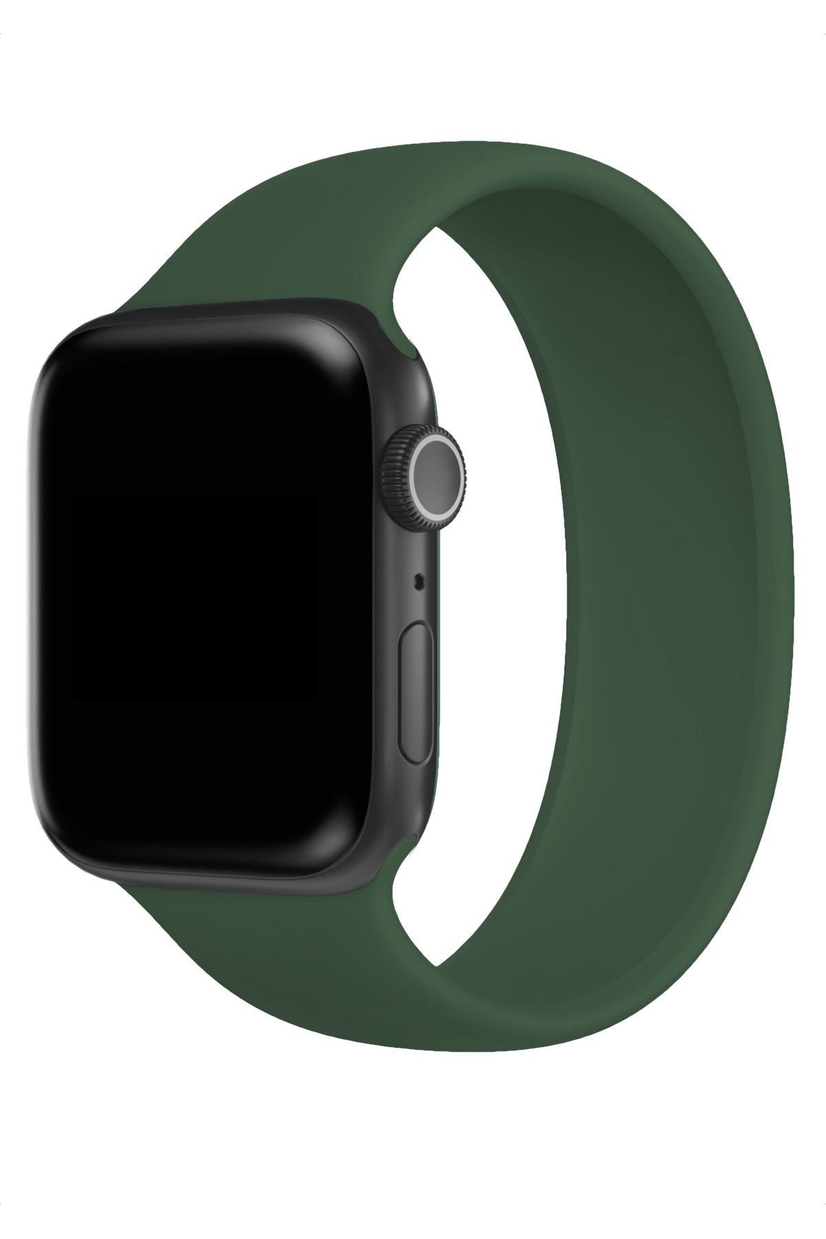 Apple Watch Uyumlu Solo Loop Silikon Kordon Deniz Yeşili  bikordon
