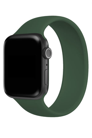 Apple Watch Uyumlu Solo Loop Silikon Kordon Deniz Yeşili  bikordon