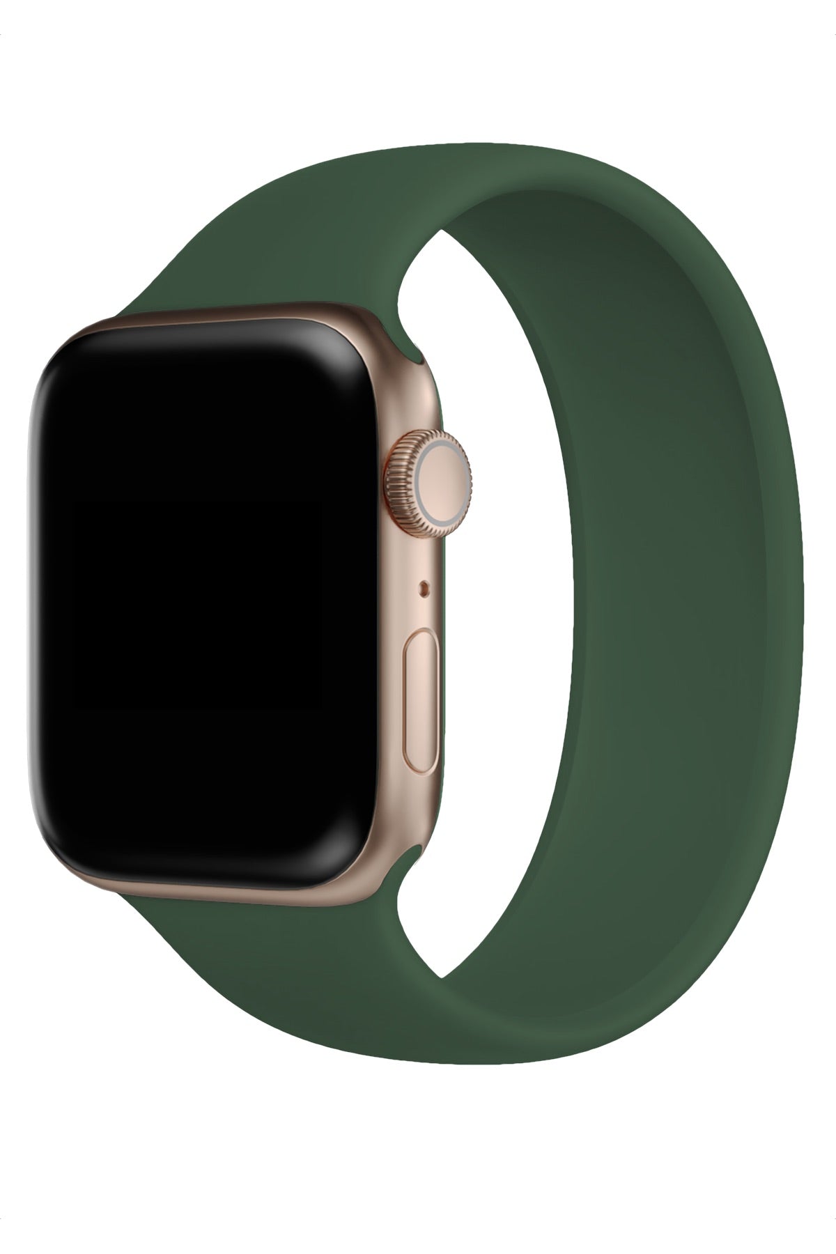 Apple Watch Uyumlu Solo Loop Silikon Kordon Deniz Yeşili  bikordon