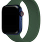 Apple Watch Uyumlu Solo Loop Silikon Kordon Deniz Yeşili  bikordon