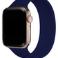 Apple Watch Uyumlu Solo Loop Silikon Kordon Gece Mavi  bikordon