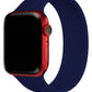 Apple Watch Uyumlu Solo Loop Silikon Kordon Gece Mavi  bikordon