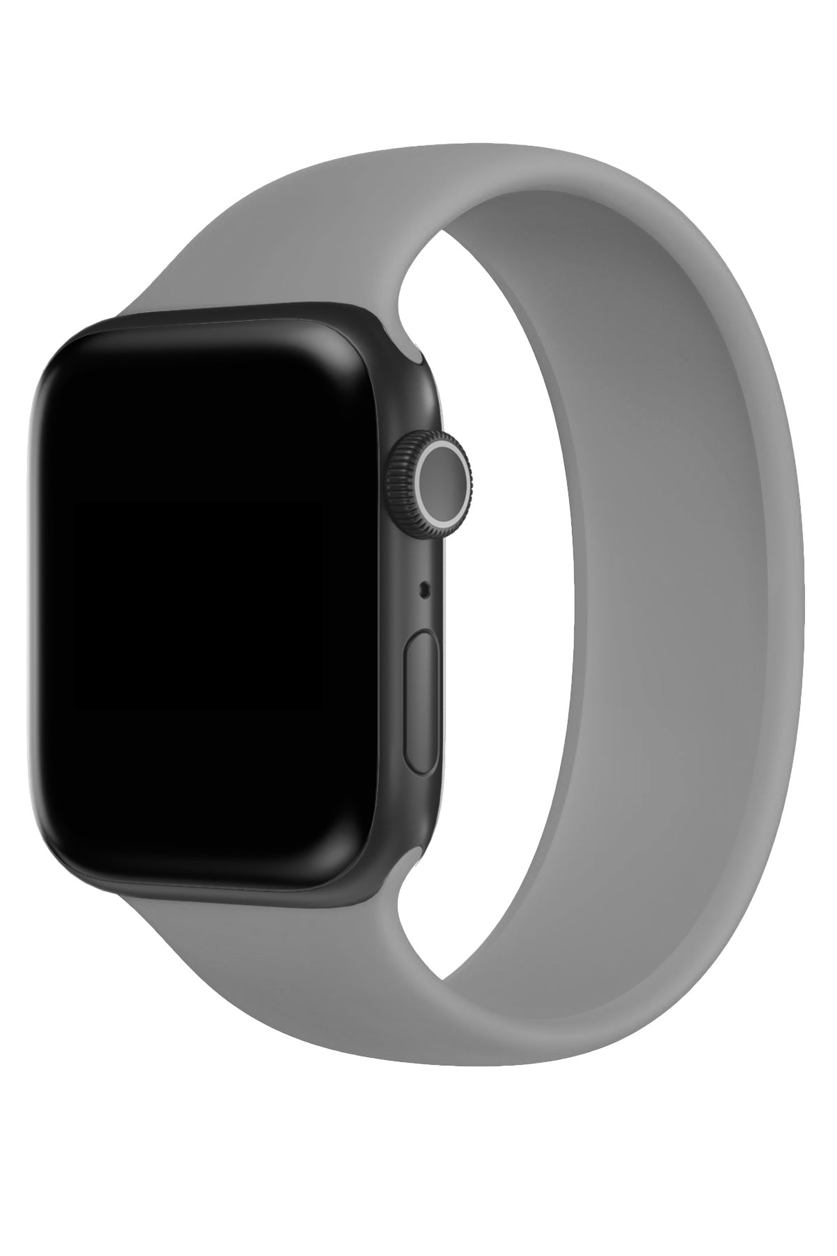 Apple Watch Uyumlu Solo Loop Silikon Kordon Gümüşi  bikordon