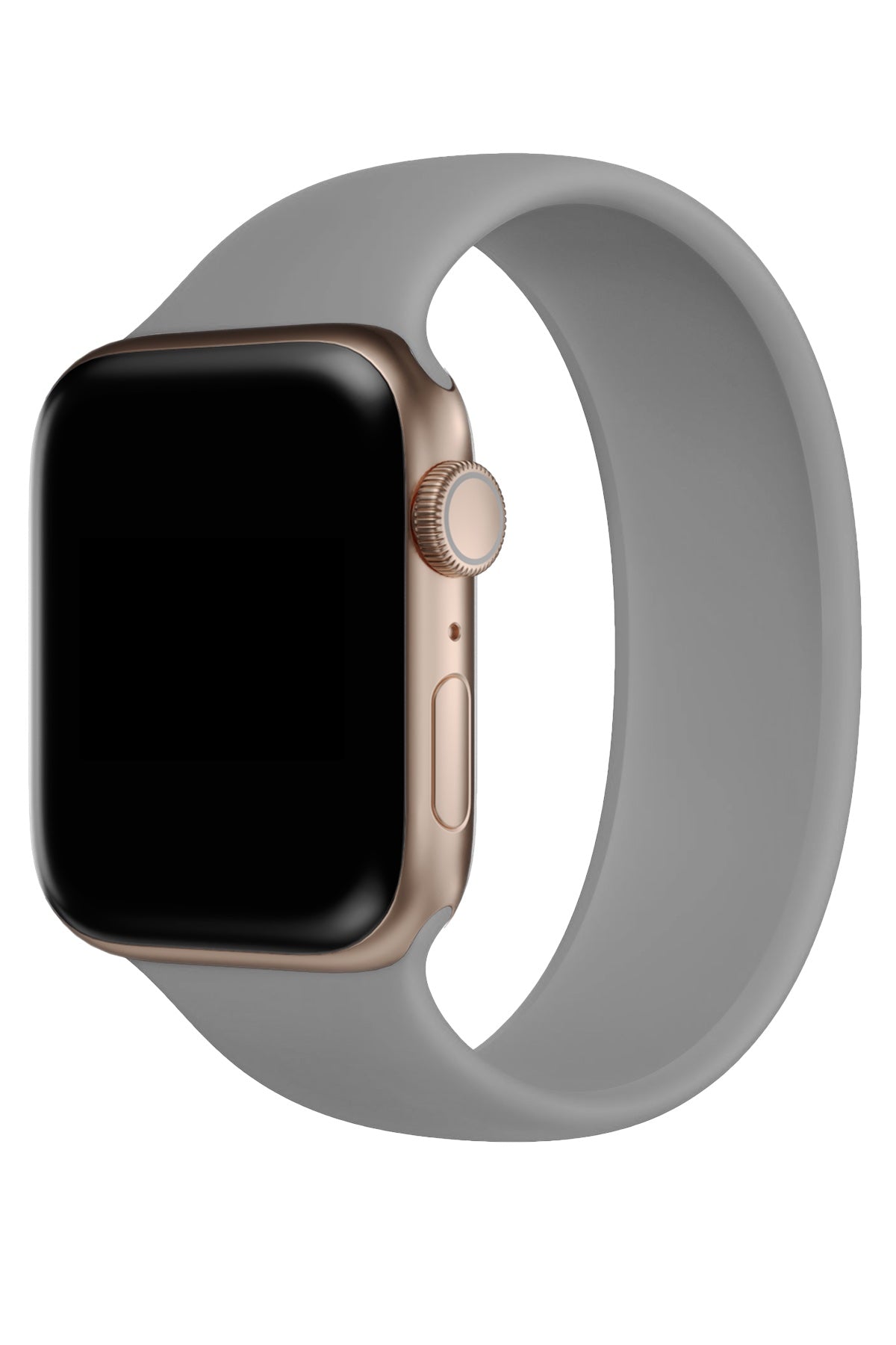 Apple Watch Uyumlu Solo Loop Silikon Kordon Gümüşi  bikordon