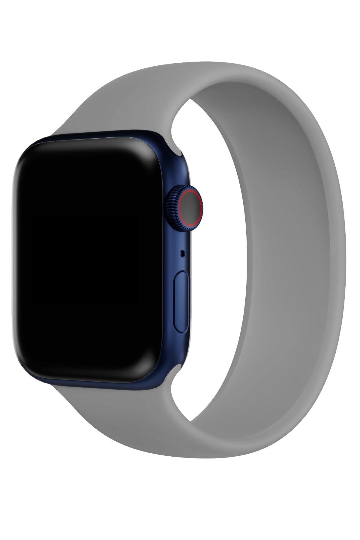 Apple Watch Uyumlu Solo Loop Silikon Kordon Gümüşi  bikordon