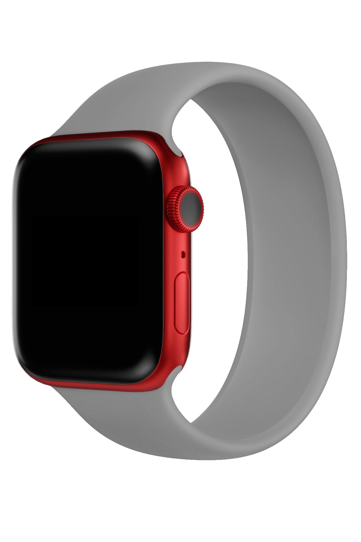 Apple Watch Uyumlu Solo Loop Silikon Kordon Gümüşi  bikordon