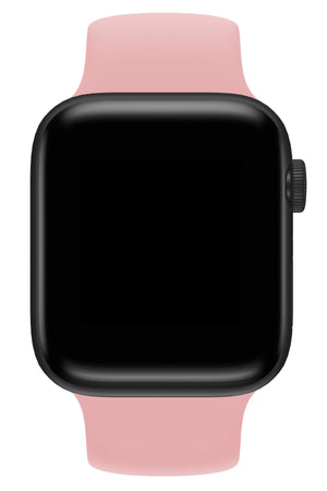 Apple Watch Uyumlu Solo Loop Silikon Kordon Lavanta Pembe  bikordon