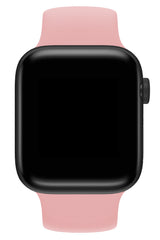 Apple Watch Uyumlu Solo Loop Silikon Kordon Lavanta Pembe