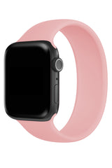 Apple Watch Uyumlu Solo Loop Silikon Kordon Lavanta Pembe