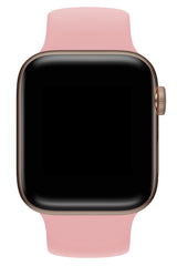 Apple Watch Uyumlu Solo Loop Silikon Kordon Lavanta Pembe