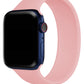 Apple Watch Uyumlu Solo Loop Silikon Kordon Lavanta Pembe  bikordon