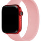 Apple Watch Uyumlu Solo Loop Silikon Kordon Lavanta Pembe  bikordon