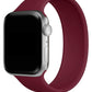 Apple Watch Compatible Solo Loop Silicone Band Sangria 