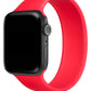 Apple Watch Uyumlu Solo Loop Silikon Kordon Scarlet Kırmızı