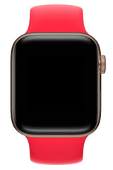 Apple Watch Uyumlu Solo Loop Silikon Kordon Scarlet Kırmızı