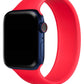 Apple Watch Uyumlu Solo Loop Silikon Kordon Scarlet Kırmızı  bikordon