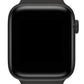 Apple Watch Compatible Solo Loop Silicone Band Black 